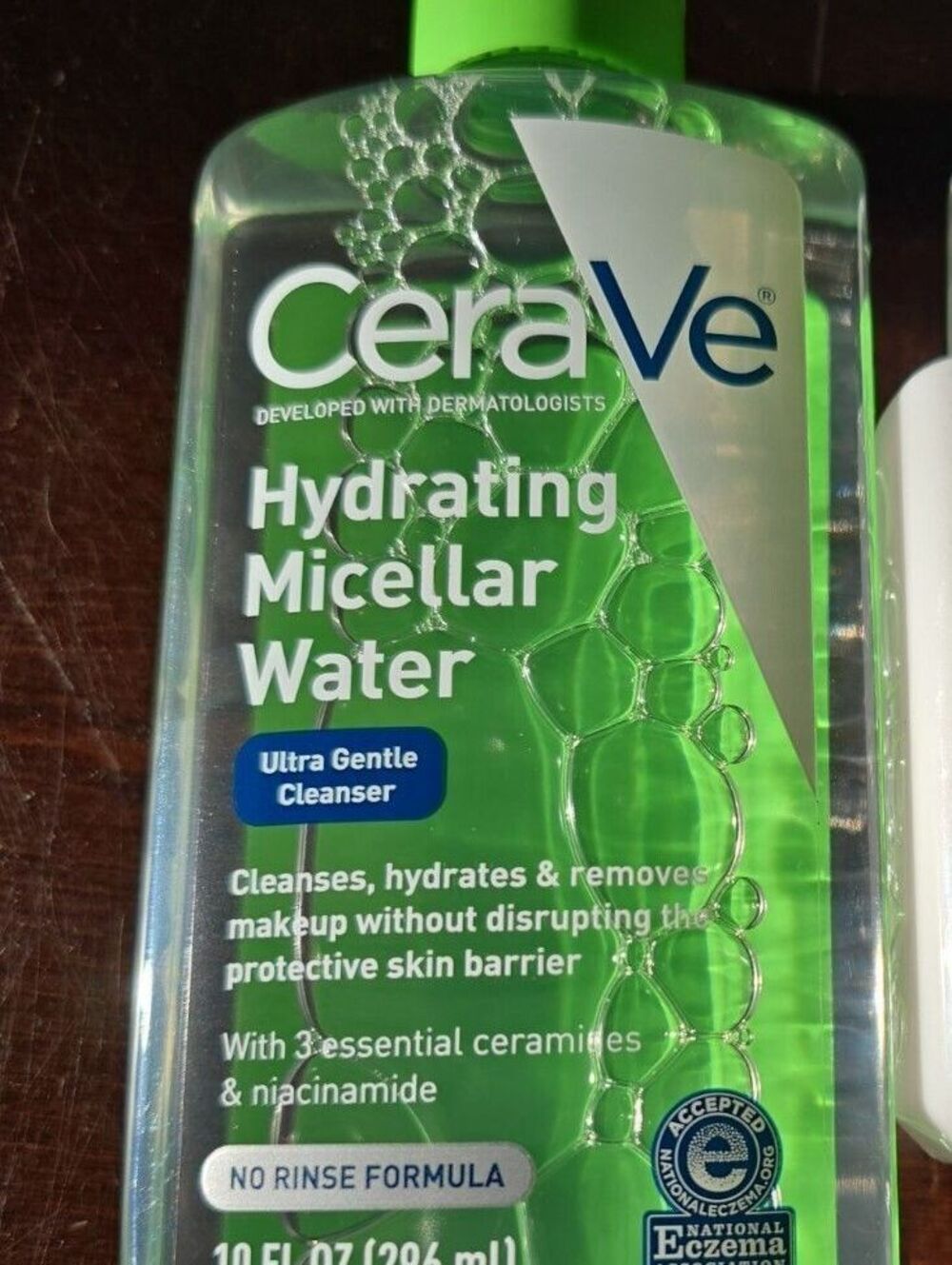 NEW CeraVe Hydrating Micellar Water Ultra Gentle Cleanser no rinse formula 10 oz